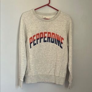 League Women's Heather Gray Pepperdine Sweatshirt. Size Small